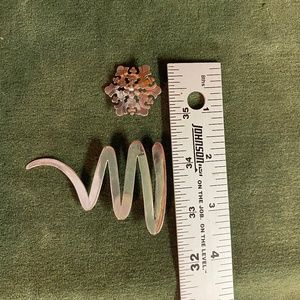 Sterling silver pins